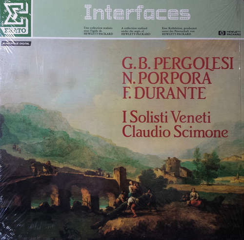 Cover Giovanni Battista Pergolesi, Nicola Porpora, Francesco Durante, I Solisti Veneti, Claudio Scimone - 4 Concertos (LP) Schallplatten Ankauf