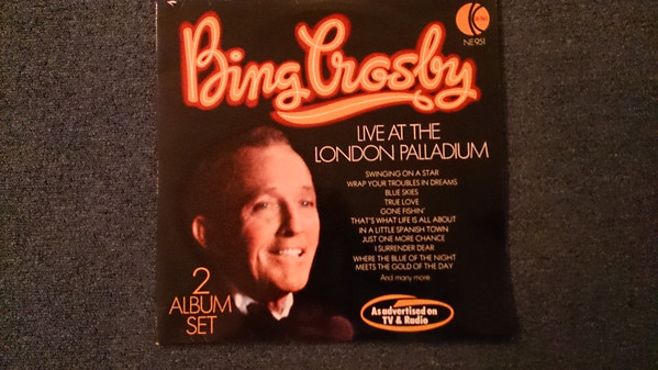 Cover Bing Crosby - Live At The London Palladium (2xLP, Album) Schallplatten Ankauf