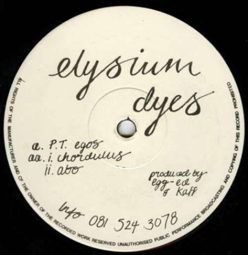 Cover Elysium Dyes - Elysium Dyes (12) Schallplatten Ankauf