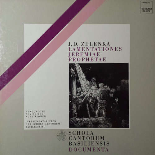 Cover Jan Dismas Zelenka, Schola Cantorum Basiliensis - Lamentationes Jeremiae Prophetae (2xLP, Box) Schallplatten Ankauf