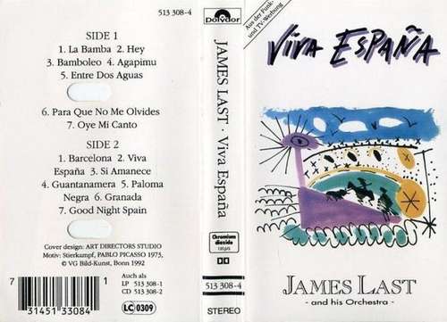 Cover James Last And His Orchestra* - Viva España (Cass, Album) Schallplatten Ankauf