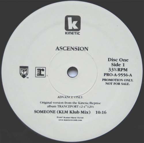 Cover Ascension - Someone (2x12, Advance, Promo) Schallplatten Ankauf