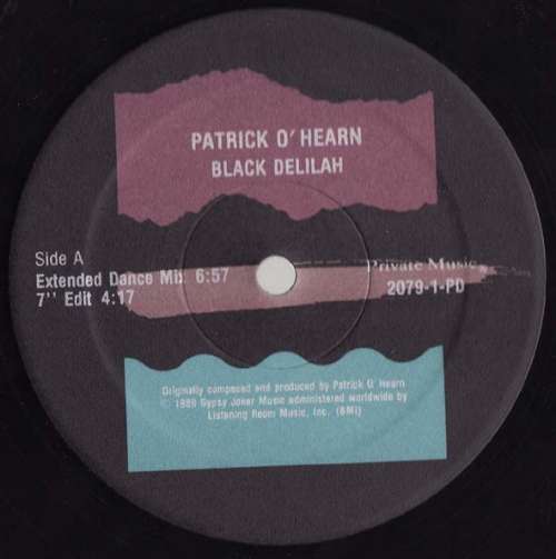 Cover Patrick O'Hearn - Black Delilah (12) Schallplatten Ankauf