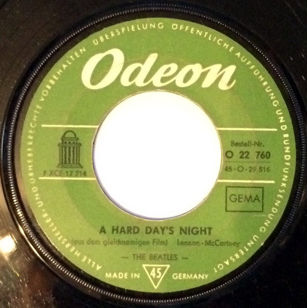 Cover The Beatles - A Hard Day's Night (7, Single) Schallplatten Ankauf