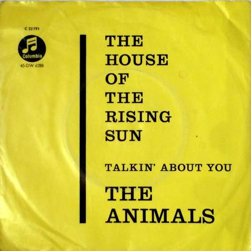 Cover The Animals - The House Of The Rising Sun (7, Single) Schallplatten Ankauf
