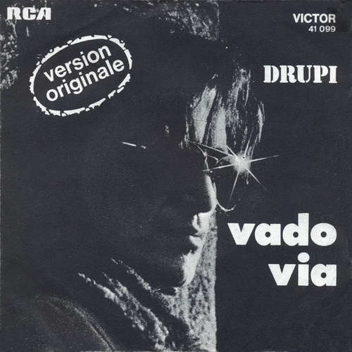 Cover Drupi (2) - Vado Via (Version Originale) (7) Schallplatten Ankauf