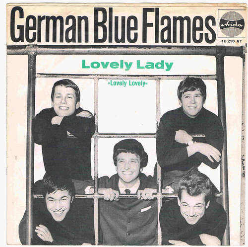 Cover German Blue Flames - Lovely Lady / Mein Herz Ist Noch Frei (7, Single) Schallplatten Ankauf