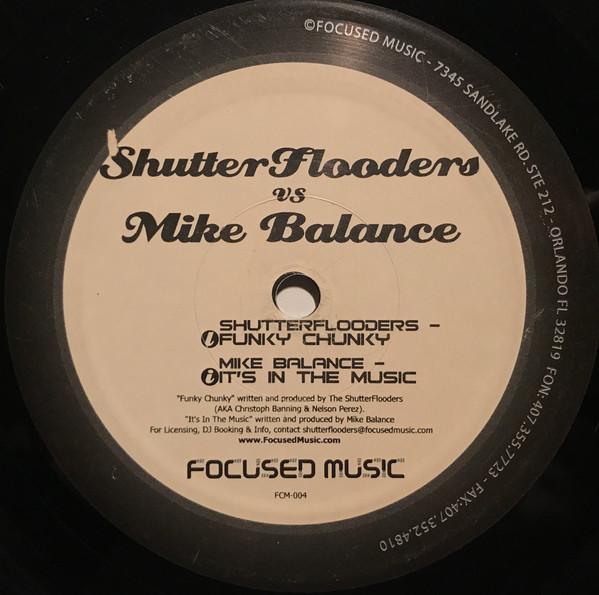 Bild ShutterFlooders vs. Mike Balance - Funky Chunky / It's In The Music (12) Schallplatten Ankauf