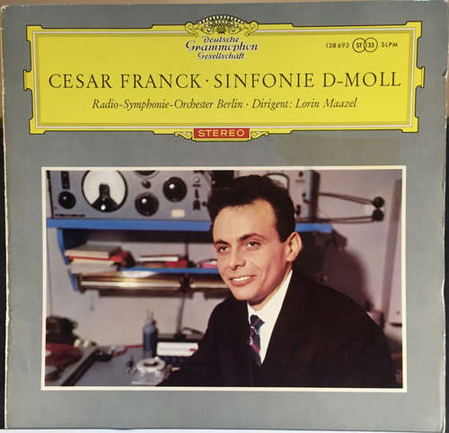 Cover César Franck, Radio-Symphonie-Orchester Berlin, Lorin Maazel - Sinfonie D-Moll (LP) Schallplatten Ankauf