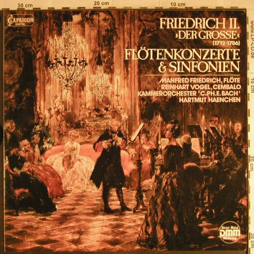 Cover Friedrich II Der Grosse* - Flötenkonzerte Und Sinfonien (LP) Schallplatten Ankauf