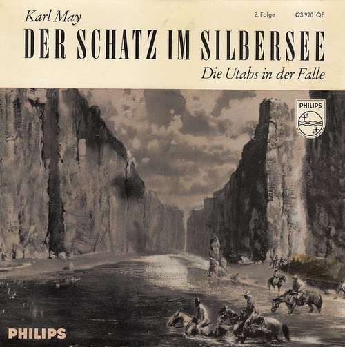 Cover Karl May - Der Schatz Im Silbersee - 2. Folge - Die Utahs In Der Falle (7) Schallplatten Ankauf