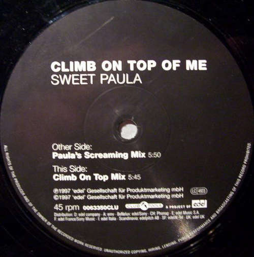 Cover Sweet Paula* - Climb On Top Of Me (12) Schallplatten Ankauf