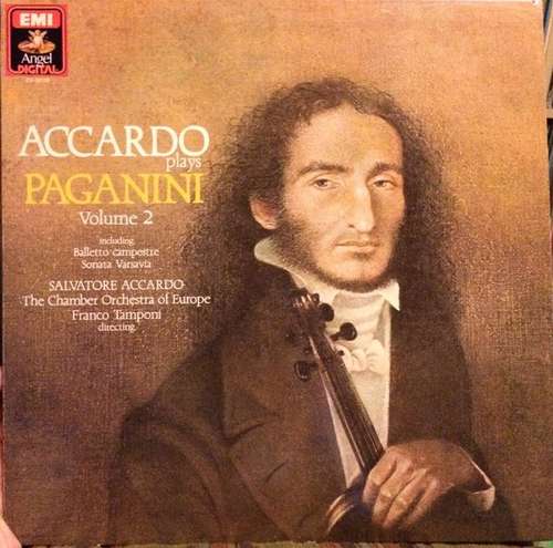 Cover Paganini*, Accardo*, The Chamber Orchestra Of Europe, Franco Tamponi - Accardo Plays Paganini Volume 2 (LP, Album) Schallplatten Ankauf
