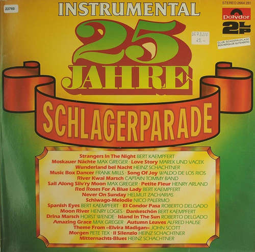 Cover Various - 25 Jahre Schlagerparade - Instrumental (2xLP, Comp) Schallplatten Ankauf