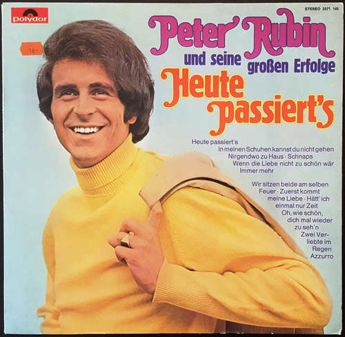 Cover Peter Rubin - Heute Passiert's (LP, Comp) Schallplatten Ankauf