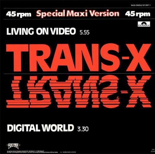 Cover Living On Video / Digital World Schallplatten Ankauf