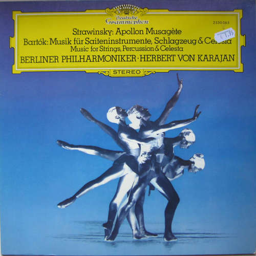 Cover Strawinsky* / Bartók* - Berliner Philharmoniker • Herbert von Karajan - Apollon Musagète / Musik Für Saiteninstrumente, Schlagzeug & Celesta (LP) Schallplatten Ankauf