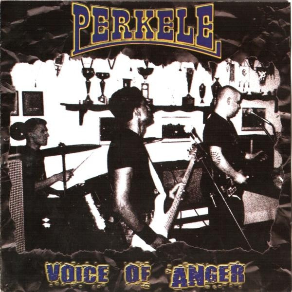 Cover Perkele - Voice Of Anger (LP, Album, Blu) Schallplatten Ankauf