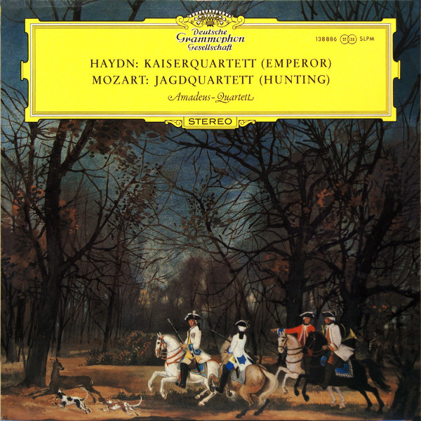 Cover Haydn* / Mozart* - Amadeus-Quartett - Kaiserquartett (Emperor) / Jagdquartett (Hunting) (LP, RE) Schallplatten Ankauf