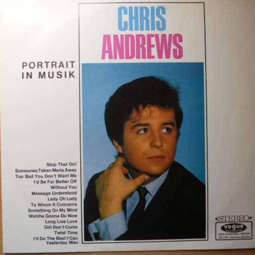 Cover Chris Andrews (3) - Portrait In Musik (LP, Comp) Schallplatten Ankauf