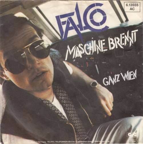 Cover Falco - Maschine Brennt (7, Single) Schallplatten Ankauf
