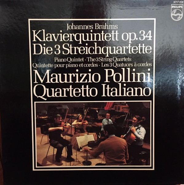 Bild Brahms*, Pollini*, Quartetto Italiano - Piano Quintet, The 3 String Quartets (3xLP + Box, Comp) Schallplatten Ankauf