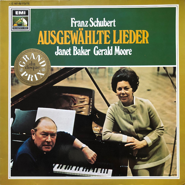 Cover Franz Schubert, Janet Baker, Gerald Moore - Ausgewählte Lieder (2xLP, Gat) Schallplatten Ankauf