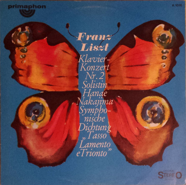 Cover Franz Liszt , Solistin Hanae Nakajima - Klavier-Konzert Nr. 2, Symphonische Dichtung „Tasso Lamento E Trionto (LP) Schallplatten Ankauf
