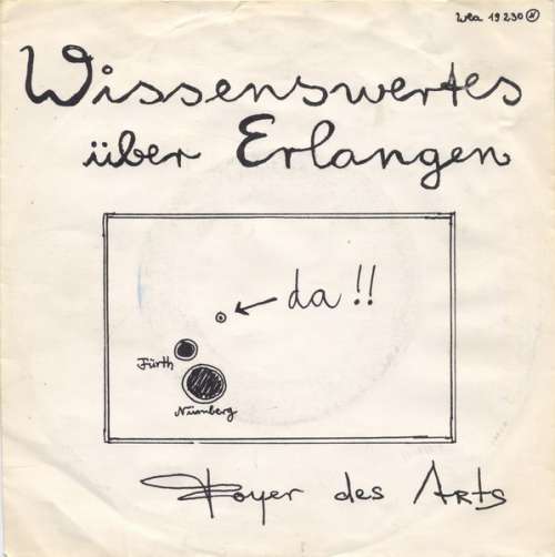 Cover Foyer Des Arts - Wissenswertes Über Erlangen (7, Single) Schallplatten Ankauf