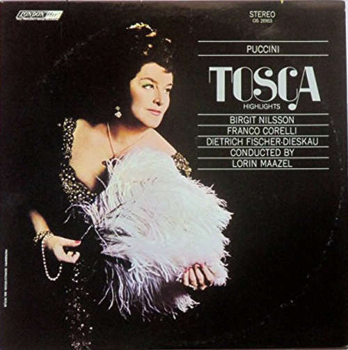 Cover Puccini*, Birgit Nilsson, Franco Corelli, Dietrich Fischer-Dieskau, Lorin Maazel - Tosca Highlights (LP) Schallplatten Ankauf