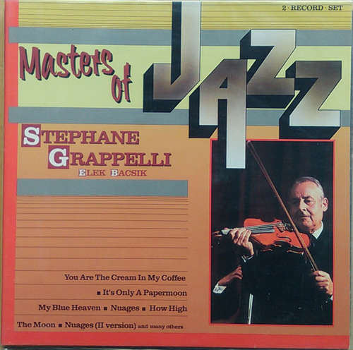 Cover Stephane Grappelli* / Elek Bacsik / Slam Stewart / Johnny Guarnieri / Jimmy Shirley - Masters Of Jazz (2xLP, Comp) Schallplatten Ankauf