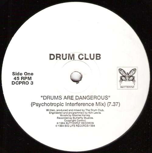 Cover Drum Club - Drums Are Dangerous (12, Promo) Schallplatten Ankauf