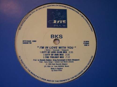 Cover BKS - I'm In Love With You (12) Schallplatten Ankauf
