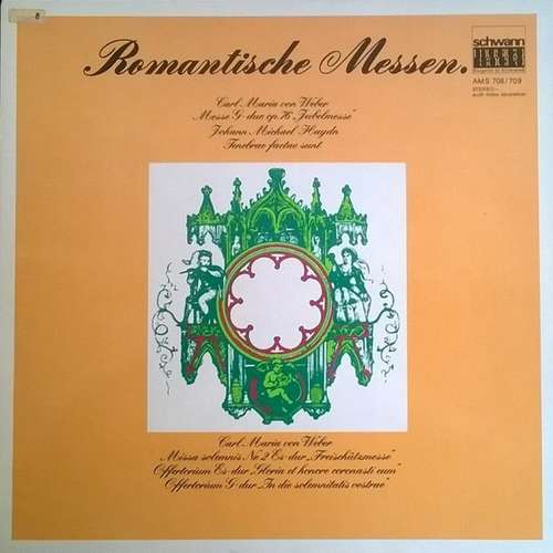 Cover Carl Maria von Weber / Johann Michael Haydn* - Romantische Messen (2xLP) Schallplatten Ankauf