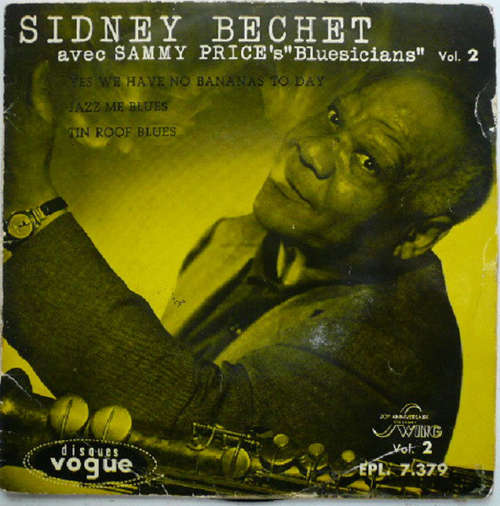 Cover Sidney Bechet - Vol. 2 (7, EP) Schallplatten Ankauf