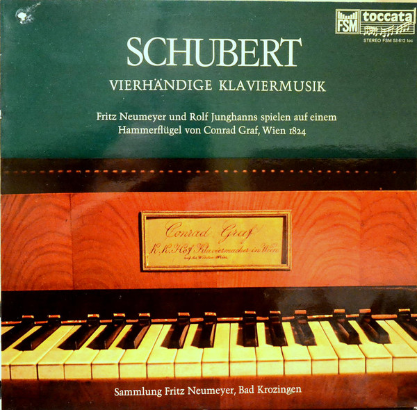 Cover Schubert* - Fritz Neumeyer, Rolf Junghanns - Vierhändige Klaviermusik (LP) Schallplatten Ankauf