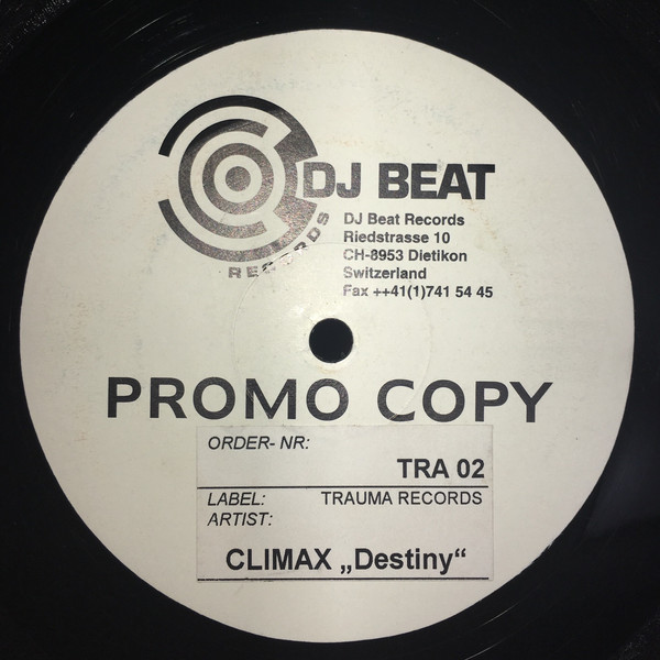Cover Climax (8) - Destiny (12, Promo, W/Lbl) Schallplatten Ankauf