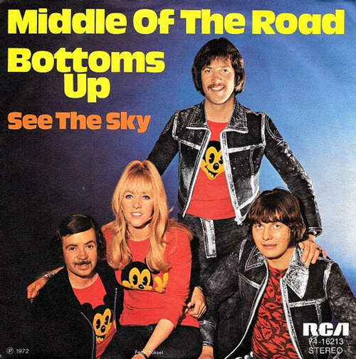 Cover Middle Of The Road - Bottoms Up (7, Single) Schallplatten Ankauf
