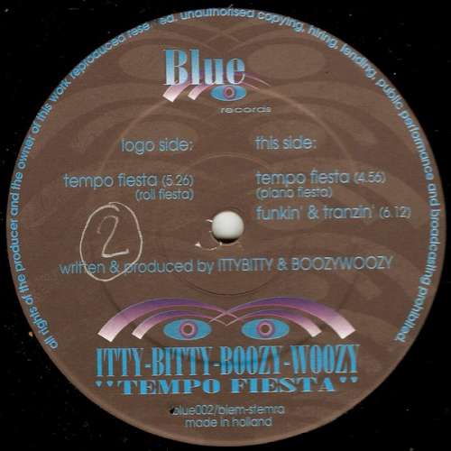 Cover Itty Bitty Boozy Woozy - Tempo Fiesta (12) Schallplatten Ankauf