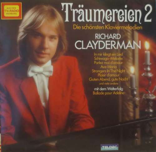 Cover Richard Clayderman - Träumereien 2 • Die Schönsten Klaviermelodien (LP, Album) Schallplatten Ankauf