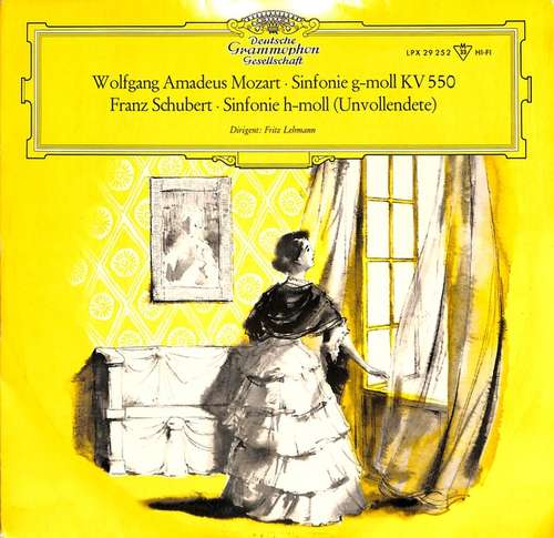 Cover Wolfgang Amadeus Mozart, Franz Schubert - Fritz Lehmann, Wiener Symphoniker - Sinfonie Nr. 40 G-Moll Kv 550 / Sinfonie Nr. 8 H-Moll Op. Posth. (Unvollendete) (LP, Mono) Schallplatten Ankauf