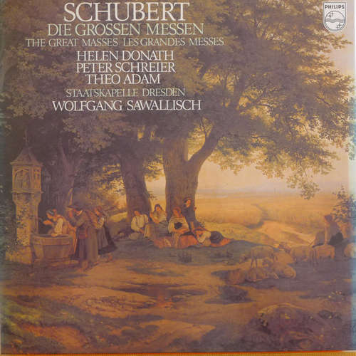 Cover Schubert* - Helen Donath • Peter Schreier • Theo Adam - Staatskapelle Dresden • Wolfgang Sawallisch - Die Grossen Messen (2xLP + Box) Schallplatten Ankauf