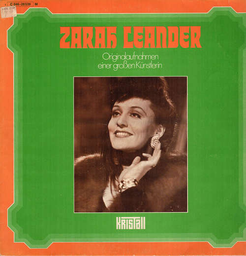 Cover Zarah Leander - Zarah Leander  (LP, Comp) Schallplatten Ankauf