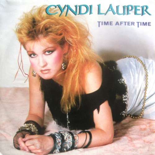 Cover Cyndi Lauper - Time After Time (7, Single, Lar) Schallplatten Ankauf