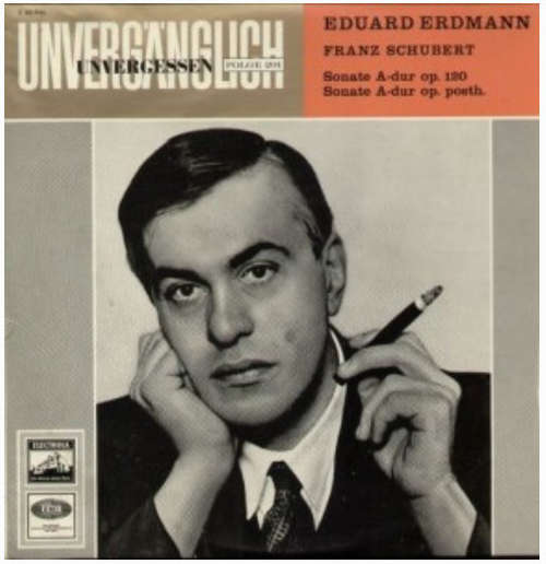 Cover Eduard Erdmann, Franz Schubert - Sonate A Dur Op. 120, Sonate A-dur Op. Posth. (LP) Schallplatten Ankauf