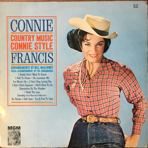 Cover Connie Francis - Country Music Connie Style (LP, Album) Schallplatten Ankauf