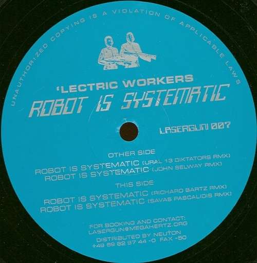 Cover 'Lectric Workers - Robot Is Systematic (12) Schallplatten Ankauf