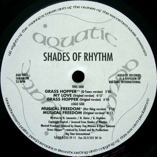 Cover Shades Of Rhythm - Musical Freedom (12) Schallplatten Ankauf