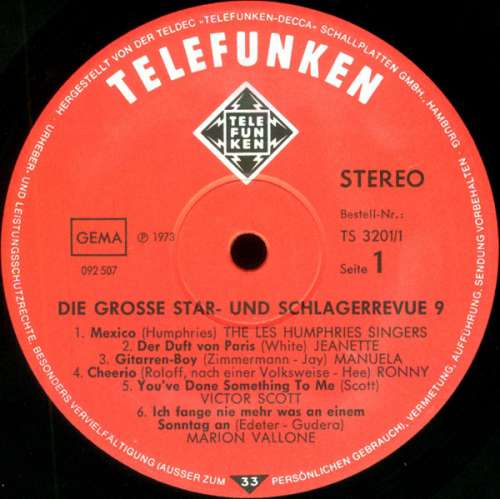 Cover Various - Die Grosse Star- Und Schlagerrevue 9 (2xLP, Comp) Schallplatten Ankauf