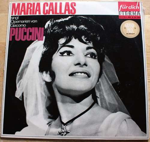 Cover Maria Callas - Maria Callas Singt Opernarien Von Giacomo Puccini (12, Mono) Schallplatten Ankauf